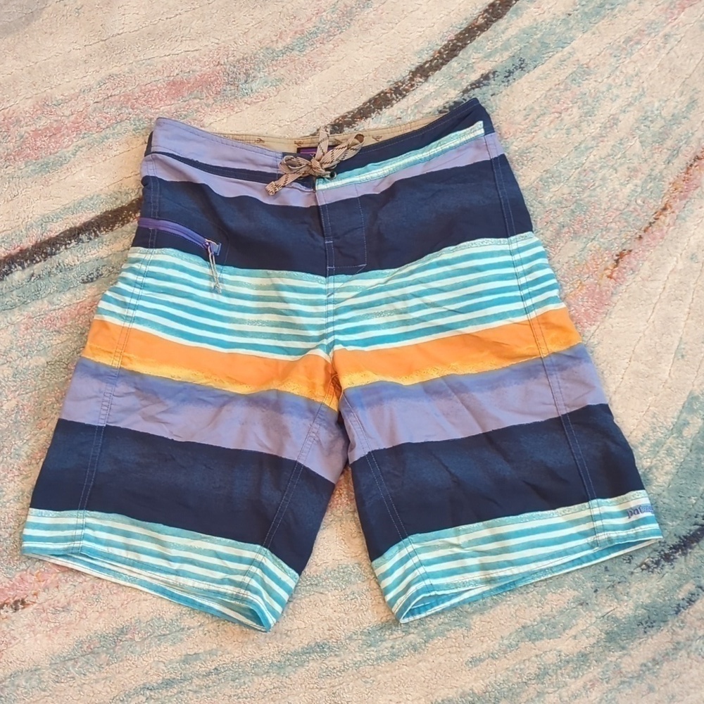 Patagonia Printed Wavefarer Board Shorts Multicolor Mens Size 30 86630